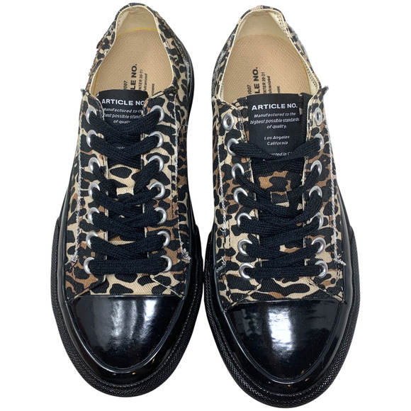 NEW Article No. Fashion Sneakers 1007 Low Top Vulcanized Leopard Print EU Sz 40 - Picture 5 of 11